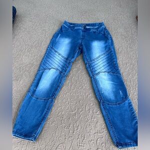 HUE Women's Blue Straight Leggins